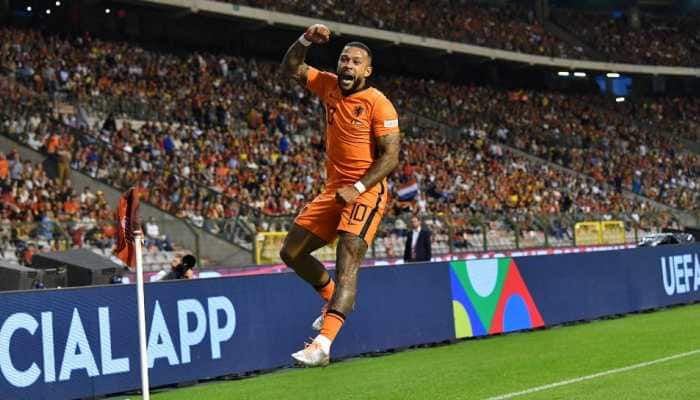 UEFA Nations League: Memphis Depay nets brace as Netherlands thrash Belgium 4-1