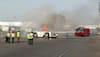 Fire breaks out at Delhi airport, pushback towing vehicle burned- WATCH