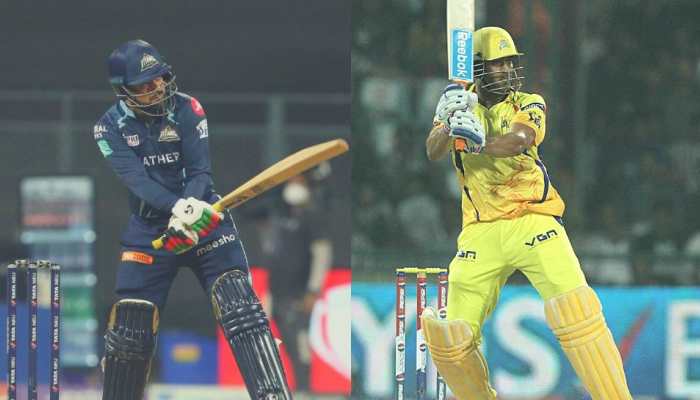 IPL 2022: Gujarat Titans&#039; Rashid Khan replicates MS Dhoni&#039;s &#039;helicopter Shot&#039; with Golf club - Watch
