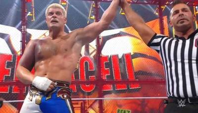 WWE Hell in a Cell 2022 results: Cody Rhodes beats Seth Rollins, Bobby Lashley wins 1 vs 2 handicap