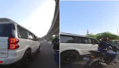 Delhi road rage: Scorpio driver who rammed into biker apprehended by cops