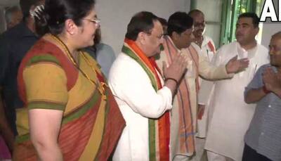BJP chief JP Nadda arrives in West Bengal, visits Vande Mataram Bhavan in Chinsura-Hooghly