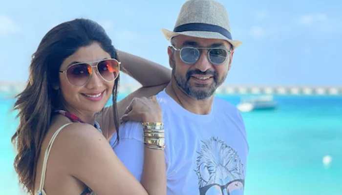 Raj Kundra returns to Twitter on wife Shilpa Shetty's birthday, shares this goofy pic!