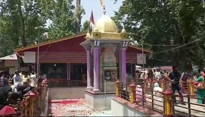Jyeshtha Ashtami festival celebrated at Mata Kheer Bhawani temple in Kashmir, few pandits attend amid fear of attacks