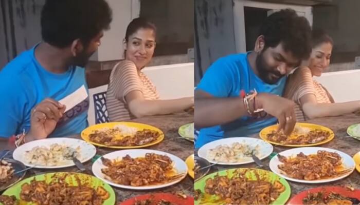 Vignesh Shivan treats wife-to-be Nayanthara with  local delicacies: Video