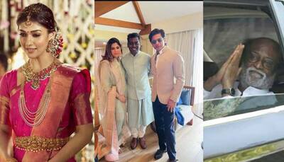Nayanthara and Vignesh Shivan marriage: Shah Rukh Khan, Rajinikanth and other big stars attend wedding, see first guest photos! 