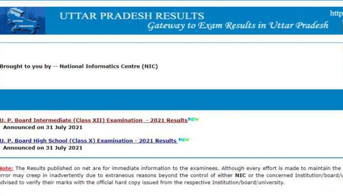 UP Board Result 2022