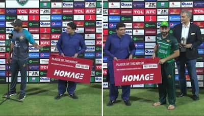 WATCH: Babar Azam wins hearts as he gifts player of the match award to Khushdil Shah