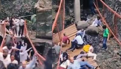 Dozens nosedive as footbridge collapses during opening ceremony in Mexico— Watch