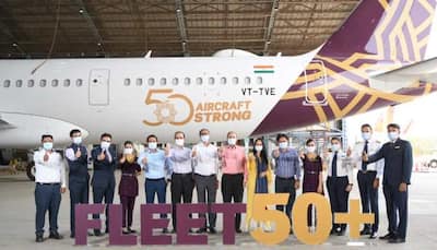Vistara inducts 50th aircraft in its fleet with special livery, check here