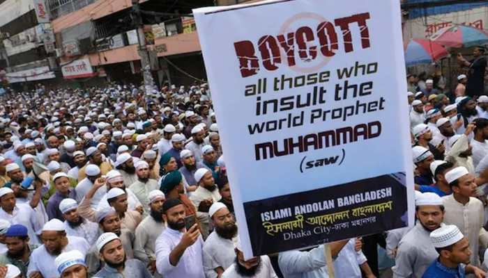 'Boycott India': Thousands protest in Bangladesh against Nupur Sharma's remark on Prophet Mohammad