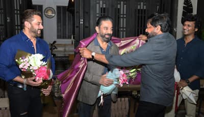 Kamal Haasan honoured by Salman Khan and Chiranjeevi for 'Vikram' success
