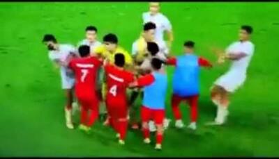 WATCH: India vs Afghanistan AFC Asian Cup qualifier match witnesses brawl after final whistle, goalkeeper Gurpreet Singh Sandhu punched