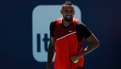 WATCH: Nick Kyrgios lose cool and fight with umpire in Halle, beat Stefanos Tsitsipas