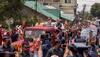 PM Narendra Modi holds mega roadshow in Himachal Pradesh's Dharamshala
