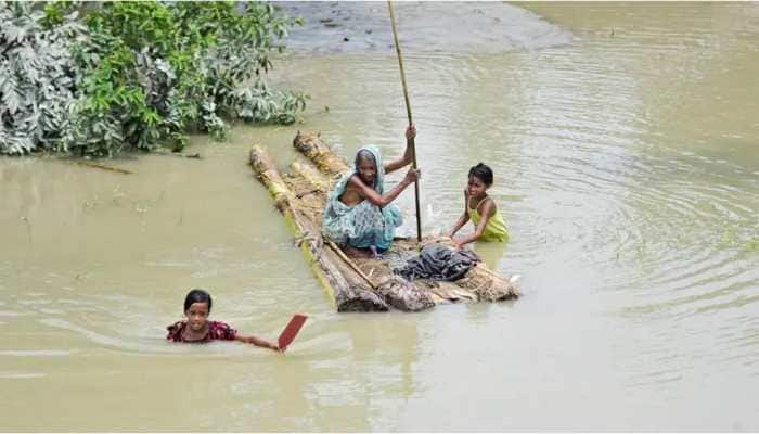 Heavy rainfall lashes Assam and Meghalaya, triggers damage in several areas