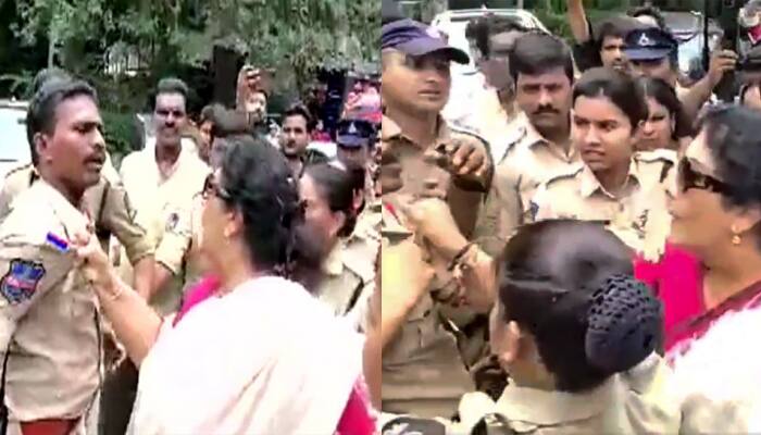 Renuka Chowdhury holds cop by collar, 'DARE-DEVIL' act of Congress leader stirs BIG controversy