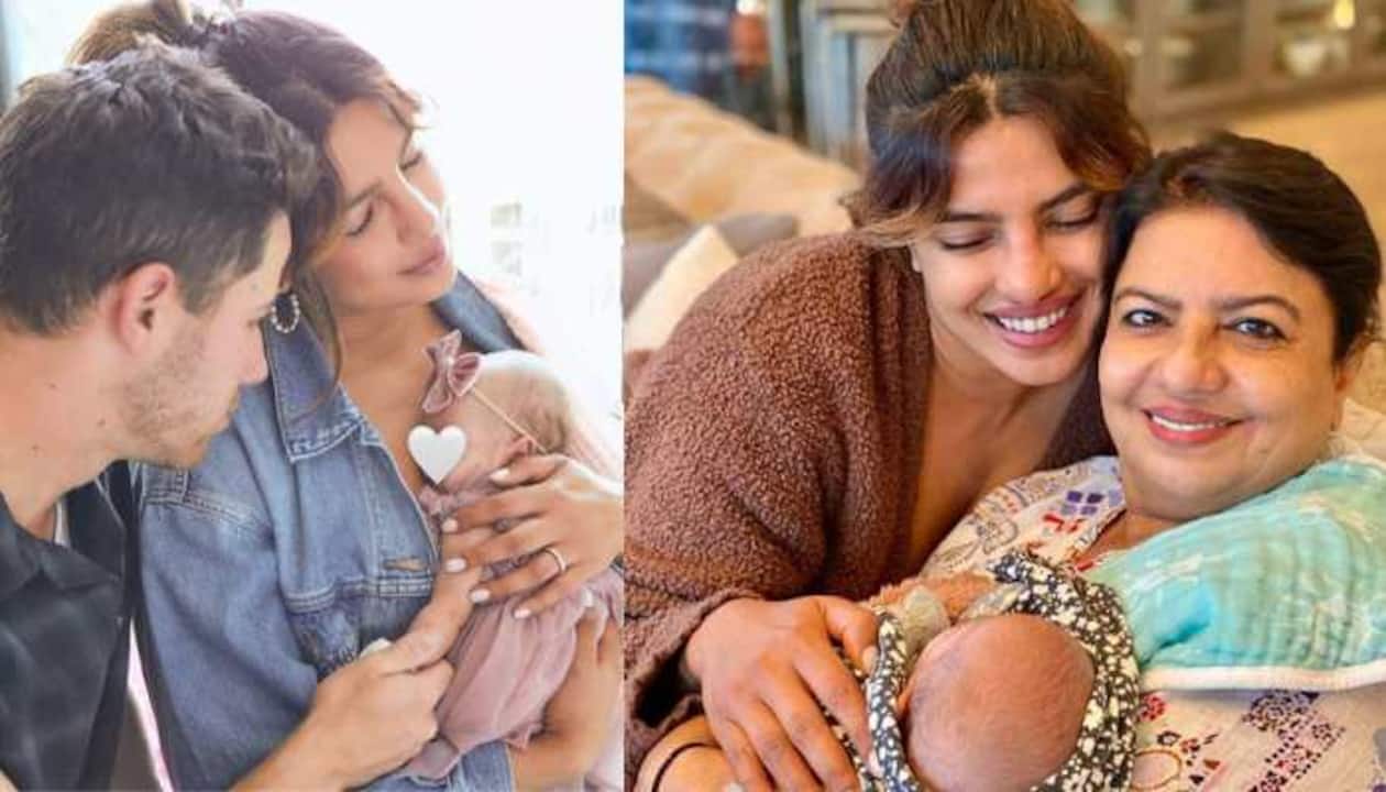 Priyanka Chopra shares glimpse of daughter Malti cradled in granny Madhu  Chopra's arms! | People News | Zee News