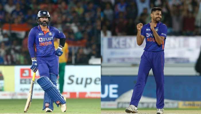 In Pics: Dinesh Karthik, Avesh Khan shine as India beat South Africa by 55 runs to level series