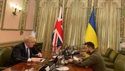UK PM Boris Johnson travels to Kyiv to meet Ukrainian President Zelensky, discusses defense and security issues