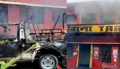 Agnipath scheme: Violent protests continue in Bihar– railway station, police jeep set ablaze, cops injured