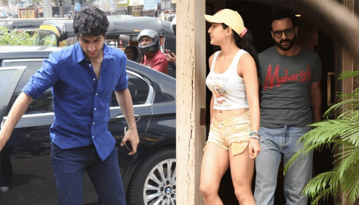 Day before Father&#039;s Day, Saif Ali Khan heads out with children Sara Ali Khan, Ibrahim for lunch