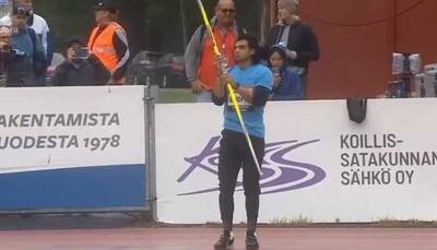 WATCH: Neeraj Chopra's FIERY throw of 86.69m that won him gold at 2022 Kuortane Games