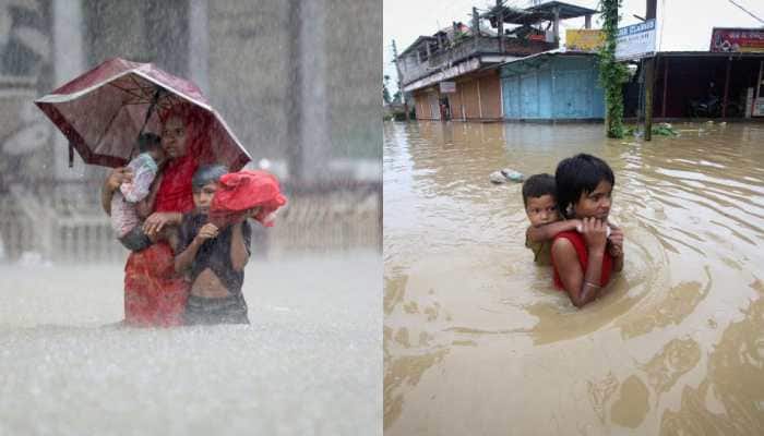 Children floating in pots, nearly 6 million people affected due to floods in Bangladesh