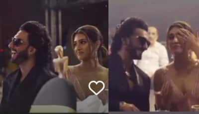 Netizens demand Ranveer Singh and Kriti Sanon to be cast together, after video of them laughing together goes viral