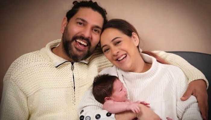 Father&#039;s Day 2022: Yuvraj Singh and Hazel Keech reveal name of their baby boy, check HERE