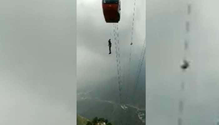 Himachal Pradesh: Tourists stranded mid-air on a ropeway in Parwanoo Timber Trail, second incident after Deoghar