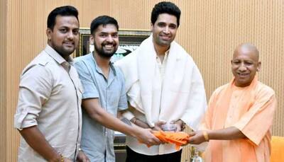   CM Yogi meets with Adivi Sesh & Major Unnikrishnan’s parents after the success of 'Major'
