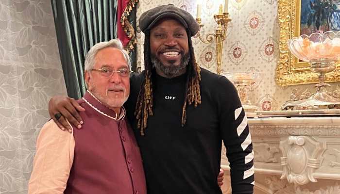 Vijay Mallya meets former Royal Challengers Bangalore opener Chris Gayle, social media goes into meltdown