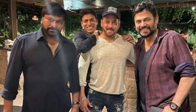 Salman Khan parties with Chiranjeevi, Venkatesh in Hyderabad, see viral pics!