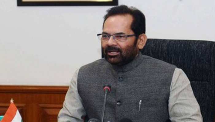 Union Minister Mukhtar Abbas Naqvi likely to be new J&amp;K Lt Governor