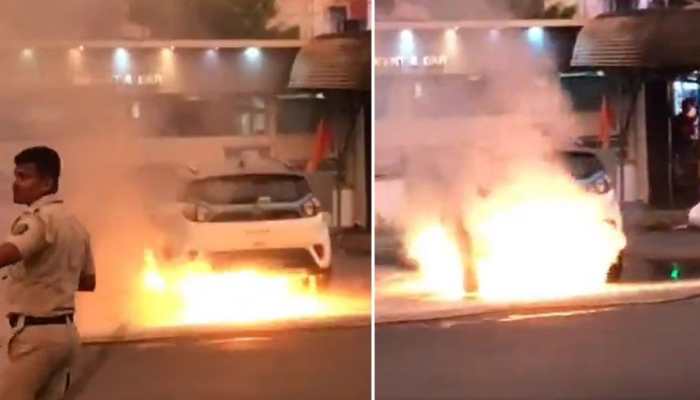 Tata Nexon EV catches fire in Mumbai, Ola CEO reacts: Watch Video