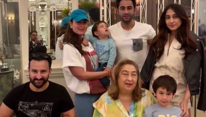 Kareena Kapoor holidays in London with Saif Ali Khan, Taimur, Jeh, catches up with cousins: PICS