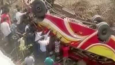 Madhya Pradesh: 5 dead, 47 injured as bus falls into gorge near Indore-Khandwa road