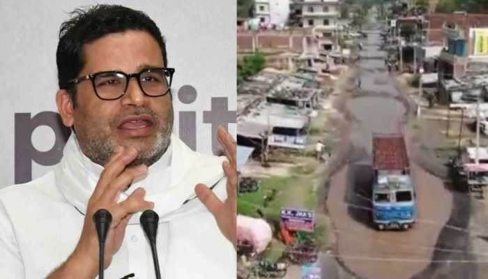 &#039;Jungle raj of 1990s’: Prashant Kishor’s dig at Nitish Kumar over giant potholes on Bihar National Highway