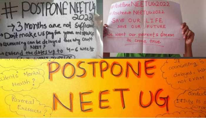 NEET-UG 2022, CUET exam dates clash; Students demand postponement of medical entrance test