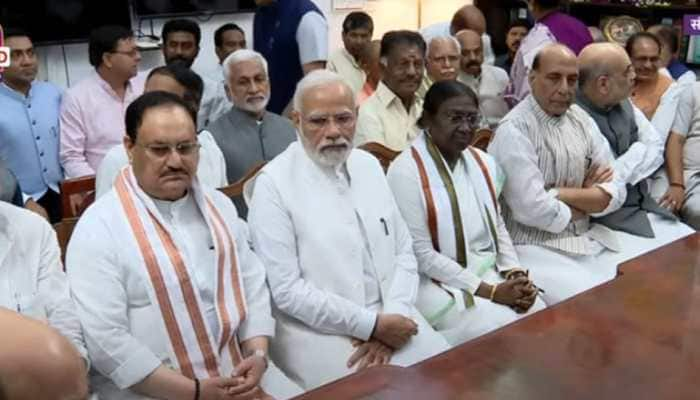 Presidential polls 2022: NDA candidate Draupadi Murmu files nomination; PM Narendra Modi among her proposers