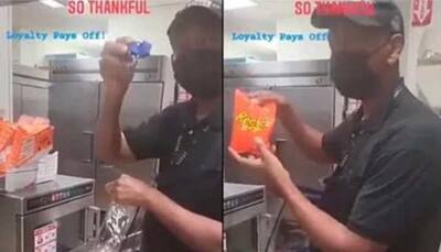 Loyalty Pays Off: Burger King employee gets ‘Goodie Bag’ on work anniversary