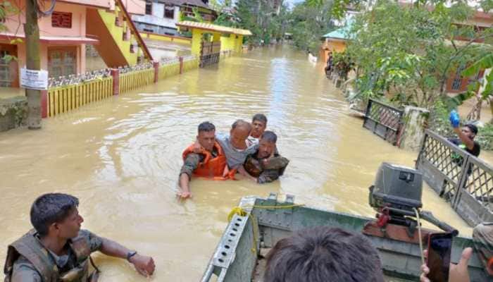 Assam floods: Vehicle crashes into relief camp; 1 dies, 6 suffer injuries