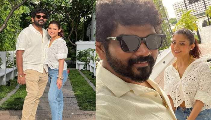 Nayanthara and Vignesh give out couple goals in twinning white outfits, see PICS from Thailand