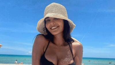 Ufff! Esha Gupta leaves internet sweating, flaunts svelte figure in black bikini on Miami beach, see pics