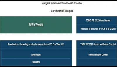 TS Inter Results 2022: Telangana board 1st, 2nd Year results TODAY at tsbie.cgg.gov.in- here's how to check Manabadi TSBIE IPE Marks Memos