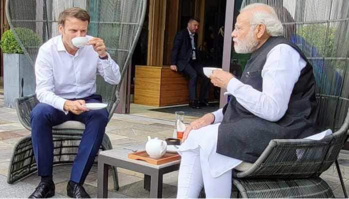 Internet reacts to Modi, Macron holding a conversation over tea at G7 summit