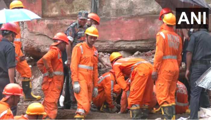 Two dead, 12 injured as four-storey building collapses in Mumbai; 20-22 people feared trapped