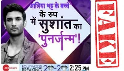 Fake News Alert: Viral screenshot of Sushant Singh Rajput's rebirth news on Zee is NOT REAL!
