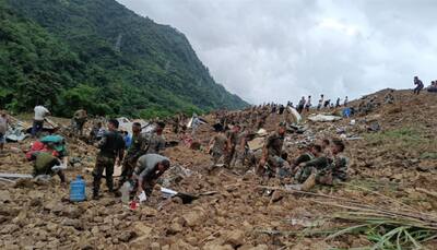 Manipur landslide: 14 dead, over 60 feared trapped as rescue ops continue; PM Modi reviews situation